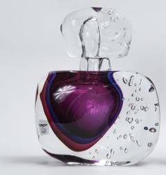 Oversized Murano Blown Amethyst Perfume Bottle Contemporary - 1192096