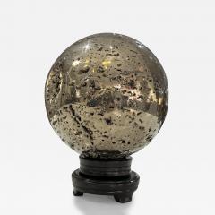 Oversized Natural Pyrite Sphere  - 3242619