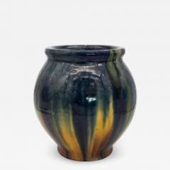 Oversized ceramic vase with Blue Cream glaze - 2044365