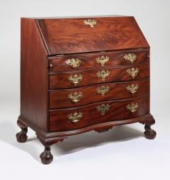 Oxbow desk with boldly carved claw and ball feet - 866945