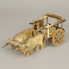 Oxen Pulling a Cart - 3944804