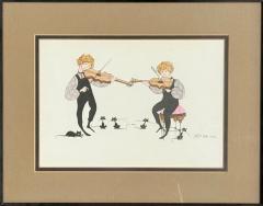 P Buckley Moss Framed Folksy Artwork Print USA 1979 - 4704524