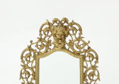 P E Guerin Antique Brass Vanity Mirror - 2192860