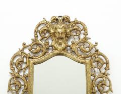 P E Guerin Antique Brass Vanity Mirror - 2192866