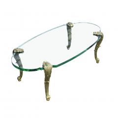 P E Guerin P E Guerin Bronze And Glass Coffee Table - 2348468