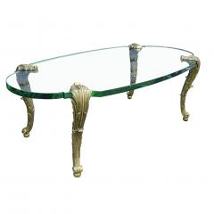 P E Guerin P E Guerin Bronze And Glass Coffee Table - 2348472