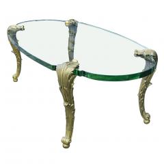 P E Guerin P E Guerin Bronze And Glass Coffee Table - 2348498