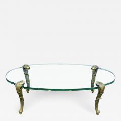 P E Guerin P E Guerin Bronze And Glass Coffee Table - 2352487