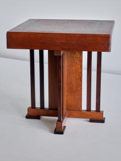 P E L Izeren P E L Izeren Side Table in Oak and Macassar Ebony Netherlands 1930s - 2329207