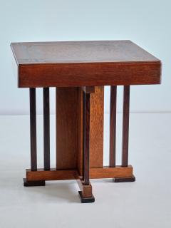 P E L Izeren P E L Izeren Side Table in Oak and Macassar Ebony Netherlands 1930s - 2329215