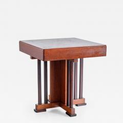 P E L Izeren P E L Izeren Side Table in Oak and Macassar Ebony Netherlands 1930s - 2332364