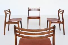 P E P E Jorgensen Poul Erik J rgensen P E Jorgensen dining chairs in rosewood Farso Stolefabrik Denmark 1960 - 3945007