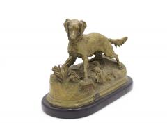 P J Mene Bronze Dog Figure - 4407763