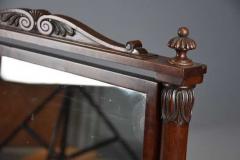 P MA Nicholson Superb quality 19th century Regency Cuban mahogany cheval table mirror - 4780409