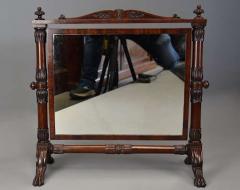 P MA Nicholson Superb quality 19th century Regency Cuban mahogany cheval table mirror - 4780411