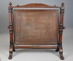 P MA Nicholson Superb quality 19th century Regency Cuban mahogany cheval table mirror - 4780414