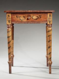 PAINT DECORATED ONE DRAWER STAND - 4740962