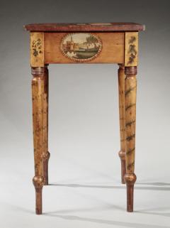 PAINT DECORATED ONE DRAWER STAND - 4740963