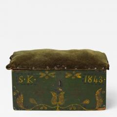 PAINT DECORATED SEWING BOX - 2759166