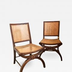 PAIR EARLY REGENCY SIDE CHAIRS ENGLISH CIRCA 1810 - 1977497