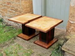 PAIR French Macassar Parchment Tables after Dupre Lafon circa 1950 - 4391493