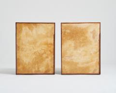 PAIR French Macassar Parchment Tables after Dupre Lafon circa 1950 - 4391495