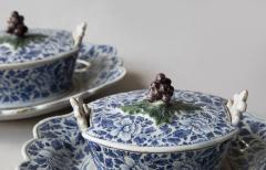 PAIR OF 18TH CENTURY DUTCH DELFT BUTTER DISHES - 4780326