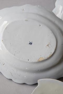PAIR OF 18TH CENTURY DUTCH DELFT BUTTER DISHES - 4780330