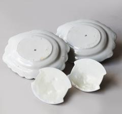 PAIR OF 18TH CENTURY DUTCH DELFT BUTTER DISHES - 4780333