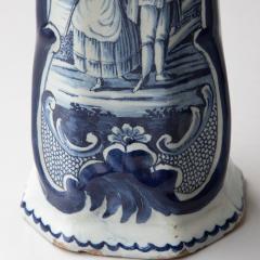 PAIR OF 18TH CENTURY OCTAGONAL DELFT VASES - 3768094