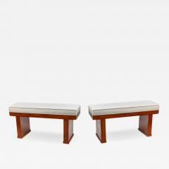 PAIR OF 1940S ITALIAN DESIGN BENCHES - 2920714