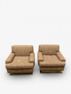PAIR OF 1970S FRENCH LOUNGE CHAIRS IN TWEED - 2992626