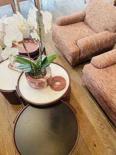 PAIR OF 1970S FRENCH LOUNGE CHAIRS IN TWEED - 2992637