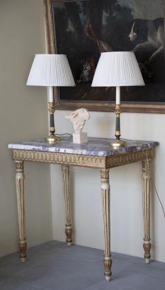 PAIR OF 19TH CENTURY BRONZE CANDLESTICKS CONVERTED TO TABLE LAMPS - 4232864