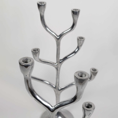 PAIR OF 6 CANDLES CANDELABRA Danish work 1970 - 4610794