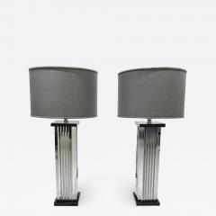 PAIR OF ART DECO REVIVAL SKYSCRAPER TABLE LAMPS - 1892074