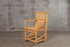 PAIR OF BAMBOO ARMCHAIRS - 1018268