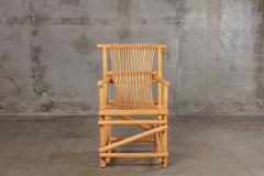 PAIR OF BAMBOO ARMCHAIRS - 1018270