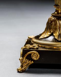 PAIR OF BRONZE GILT LACQUERED REGENCY HURRICANE LIGHTS - 3787277