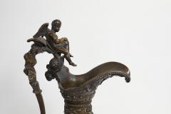 PAIR OF BRONZE PATINATED FRENCH RENAISSANCE STYLE EWERS - 3082918