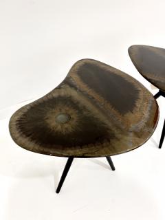 PAIR OF BUTTERFLY WING TABLES - 4011787