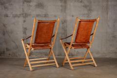 PAIR OF CAMPAIGN STYLE CHAIRS - 1018442