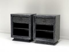 PAIR OF CERUSED OAK NIGHTSTANDS - 3200512