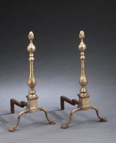 PAIR OF CHIPPENDALE ANDIRONS - 4399219