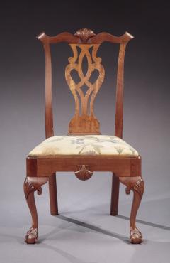 PAIR OF CHIPPENDALE SIDE CHAIRS - 3519254