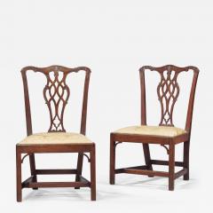 PAIR OF CHIPPENDALE SIDE CHAIRS - 3883889