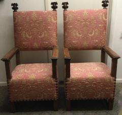 PAIR OF EARLY 18TH CENTURY ITALIAN WALNUT CHAIRS - 2871154