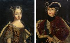 PAIR OF EARLY 18TH CENTURY ROYAL PORTRAITS - 1273287