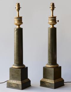 PAIR OF EARLY 19TH CENTURY BRONZE CARCEL LAMPS CONVERTED TO ELECTRICITY - 4598538