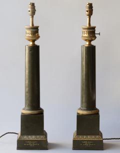 PAIR OF EARLY 19TH CENTURY BRONZE CARCEL LAMPS CONVERTED TO ELECTRICITY - 4598547